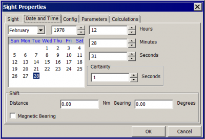 sight 2 date time certainty shift