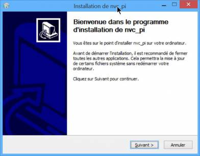 installation de nvc pi 1